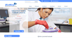 Desktop Screenshot of bizmed.ro